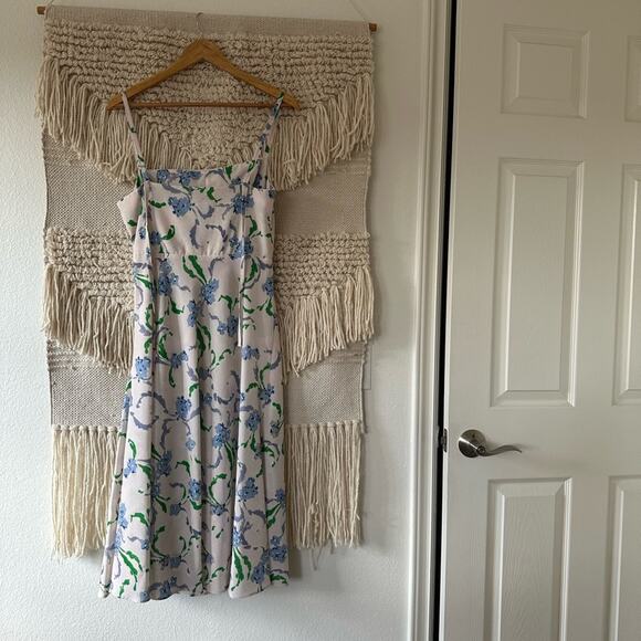 Prabal Gurung Floral Side Ruffle Dress - Picture 8 of 8